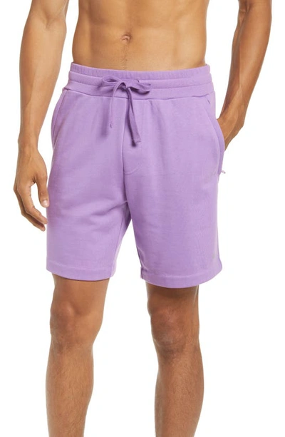 Shop Alo Yoga Chill Shorts In Bright Orchid