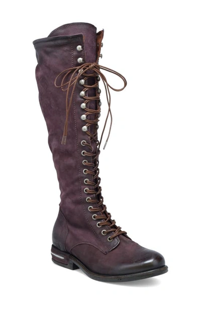 Shop As98 Trillie Knee High Boot In Eggplant