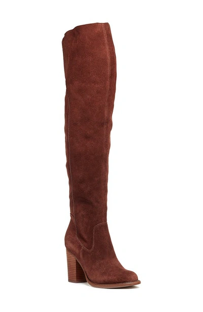 Shop Kelsi Dagger Brooklyn Logan Over The Knee Boot In Coffee Bean