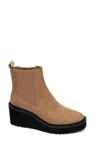 Shop Linea Paolo Indio Wedge Boot In Camel