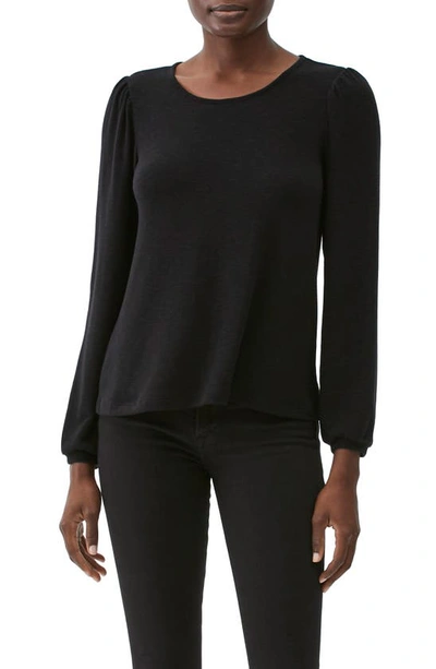 Shop Michael Stars Gianna Puff Sleeve Top In Black