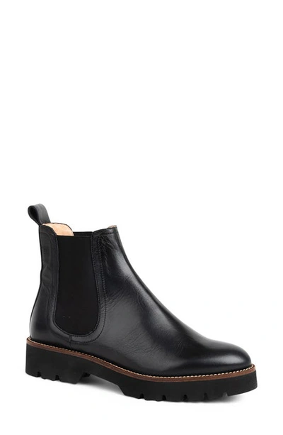 Shop Patricia Green Lug Sole Chelsea Boot In Black