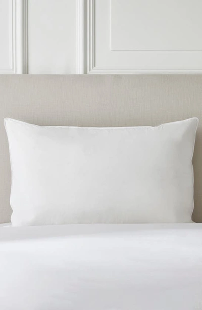 Shop The White Company Ultimate Symons Medium Soft Down Pillow In White
