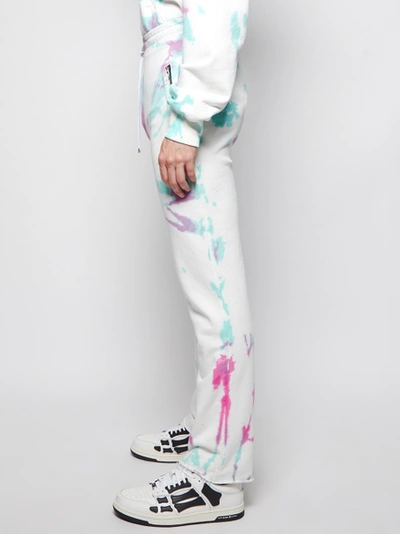 Shop Amiri Core Tie Dye Sweatpants White And Multicolor