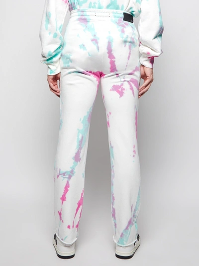 Shop Amiri Core Tie Dye Sweatpants White And Multicolor