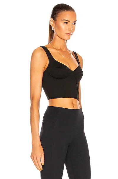 Shop Ernest Leoty Jade Crop Top In Black