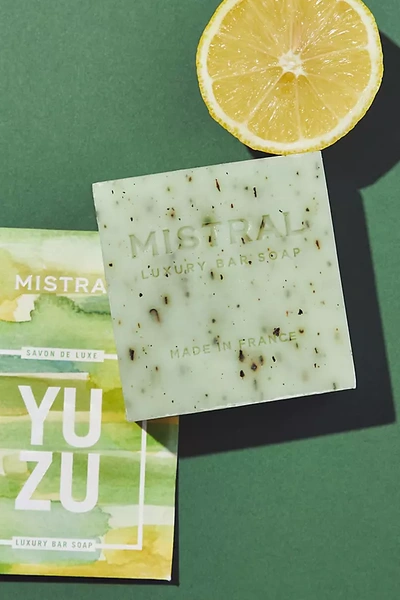 Shop Mistral Exfoliating Bar Soap In Yellow