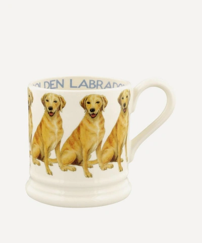 Shop Emma Bridgewater Golden Labrador Half-pint Mug In Multicoloured