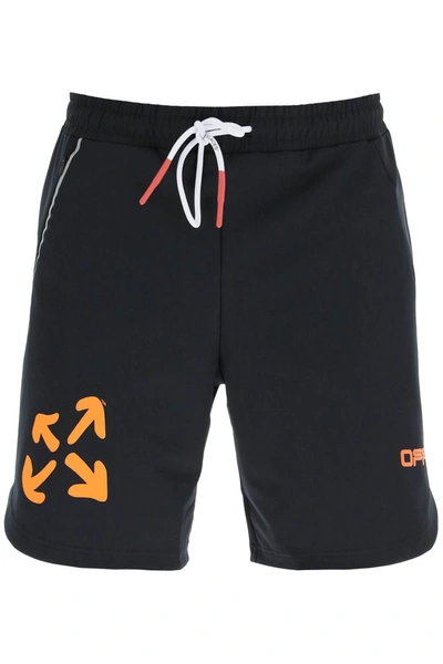 Shop Off-white Active Sports Shorts In Black