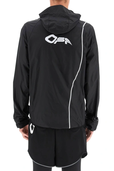 Shop Off-white Active Windproof Jacket In Black