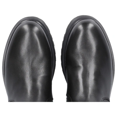 Shop Guglielmo Rotta Boots Flat Winston In Black
