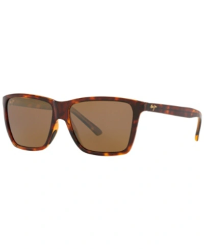 Shop Maui Jim Men's Polarized Sunglasses, Mj000672 Cruzem 57 In Tortoise