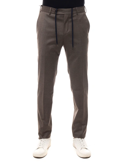 Shop Pt01 Flannel Trousers In Mud