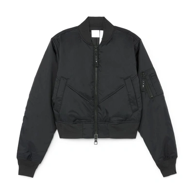 Shop Victoria Beckham Bomber Jacket In Black