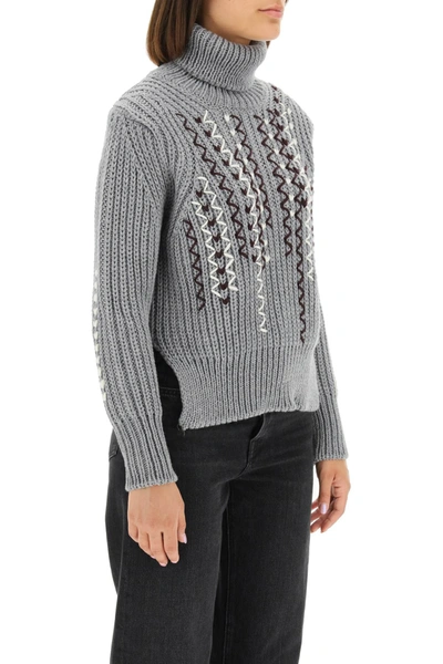 Shop Golden Goose Doreen Sweater In Grey