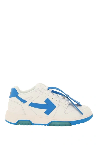 Shop Off-white Out Of Office Sneakers In White,blue