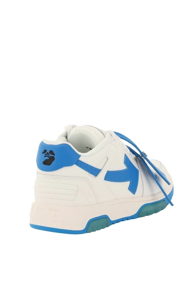 Shop Off-white Out Of Office Sneakers In White,blue