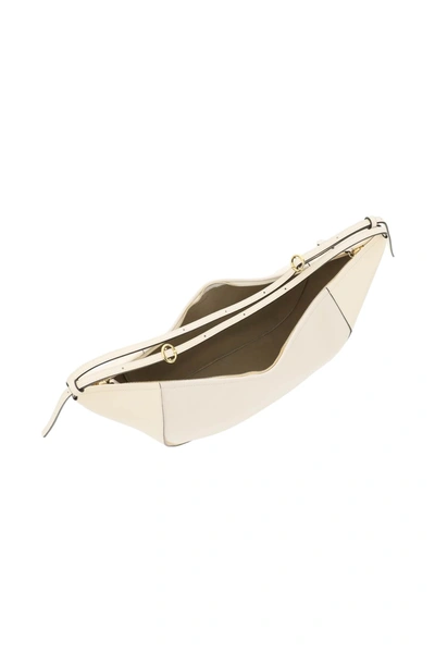 Shop Wandler Lois Leather Bag In White