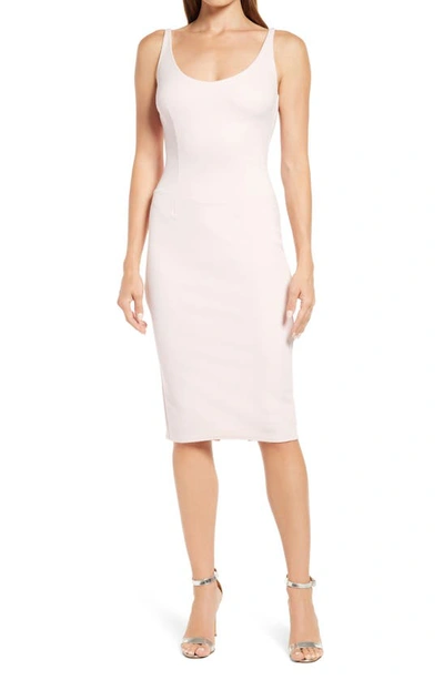 Shop Katie May What's The Scoop Sleeveless Dress In Blush