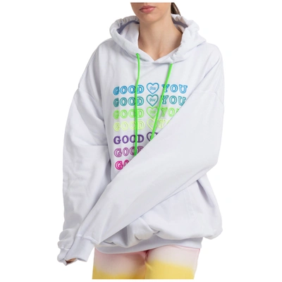 Shop Ireneisgood Women's Sweatshirt Hood Hoodie In White