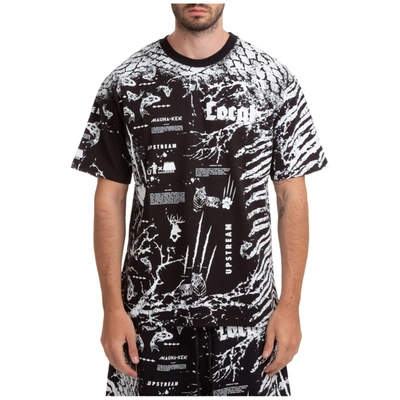 Shop Mauna Kea Men's Short Sleeve T-shirt Crew Neckline Jumper In Black