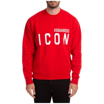 Shop Dsquared2 Men's Sweatshirt Sweat  Icon In Red