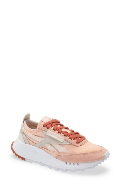 Shop Reebok Classic Legacy Sneaker In Ceramic Pink/ Orange/ White