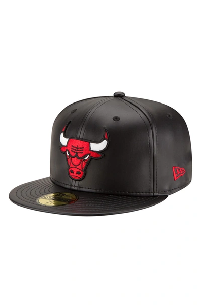 Shop New Era Chicago Bulls Baseball Cap In Black