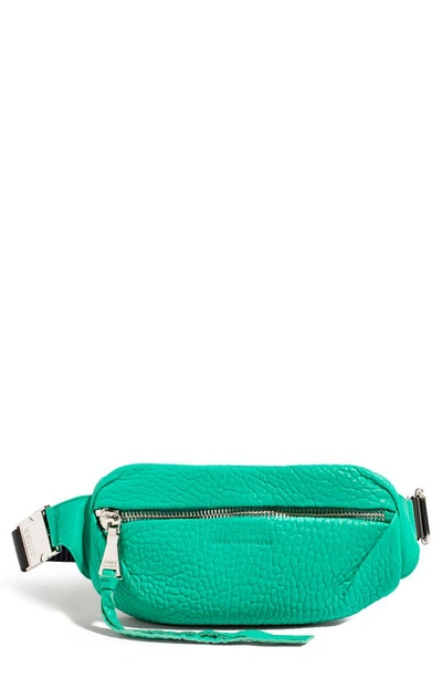 Shop Aimee Kestenberg Milan Leather Belt Bag In Earth Green