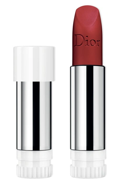 Shop Dior Lipstick Refill In 666 Rouge En Diable / Matte