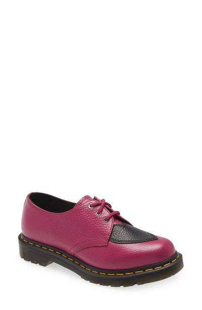Dr. Martens 1461 Amore Leather Derby In Fuschia/black Leather | ModeSens