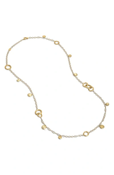 Shop Marco Bicego Jaipur Long Strand Necklace In Yellow