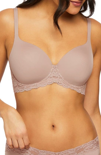 Shop Montelle Intimates Pure Plus Underwire T-shirt Bra In Moonshell