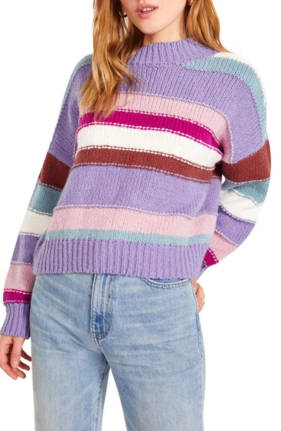 Shop Bb Dakota By Steve Madden Colors Of The Wind Stripe Sweater In Multi