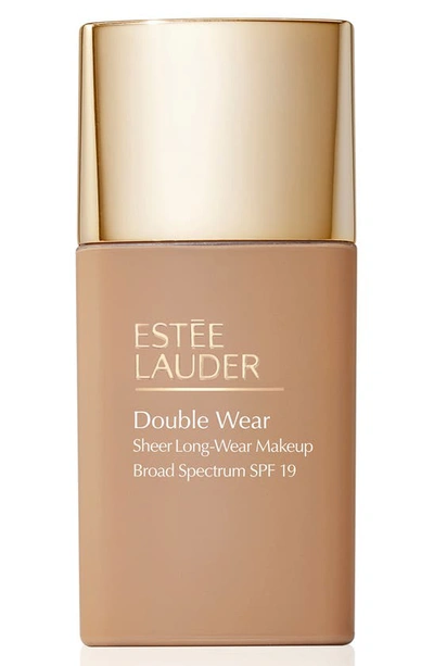 Shop Estée Lauder Double Wear Sheer Long-wear Foundation Spf 19, 1 oz In 3n2 Wheat