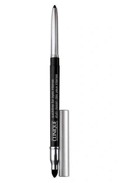 Shop Clinique Quickliner For Eyes Intense Eyeliner Pencil In Intense Ebony
