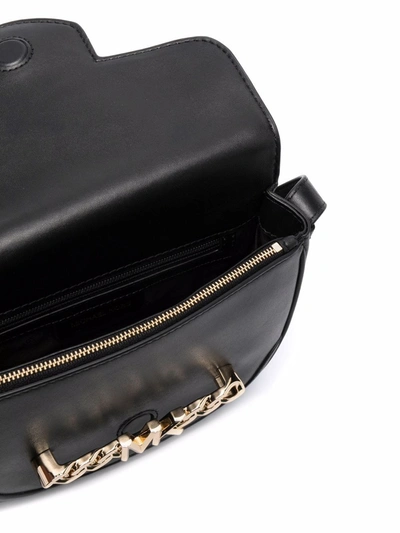Shop Michael Michael Kors Wythe Leather Crossbody Bag In Black