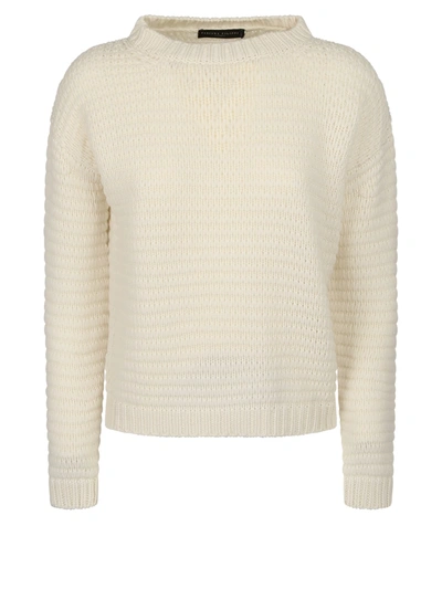 Shop Fabiana Filippi Relaxed Fit Sweater In White