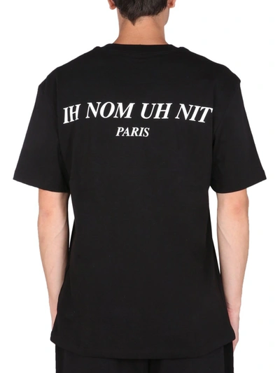 Shop Ih Nom Uh Nit "hiver2021" T-shirt In Black