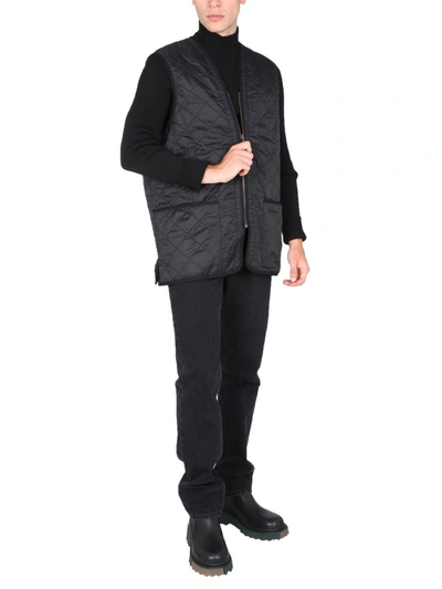 Shop Barbour "polarquilt" Vest In Black
