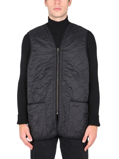 Shop Barbour "polarquilt" Vest In Black