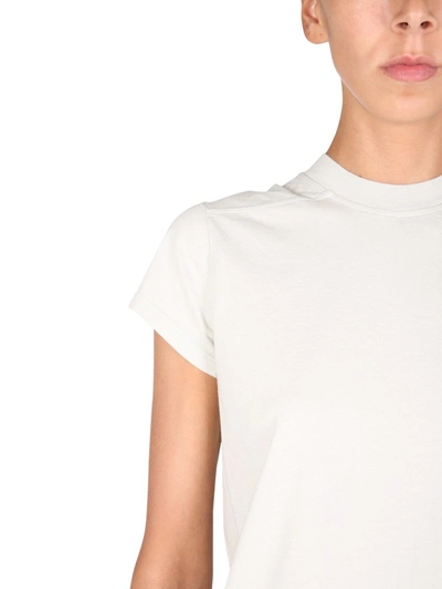 Shop Rick Owens Drkshdw "small Level" T-shirt In White