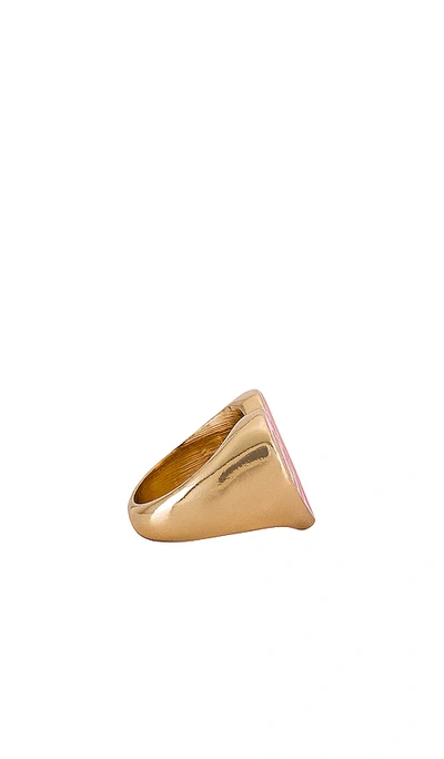 8 Other Reasons Gold Heart Ring With Resin Fuck Off In Pink