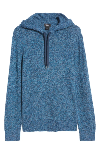 Shop Club Monaco Feel Good Hoodie Sweater In Dark Blue Multi