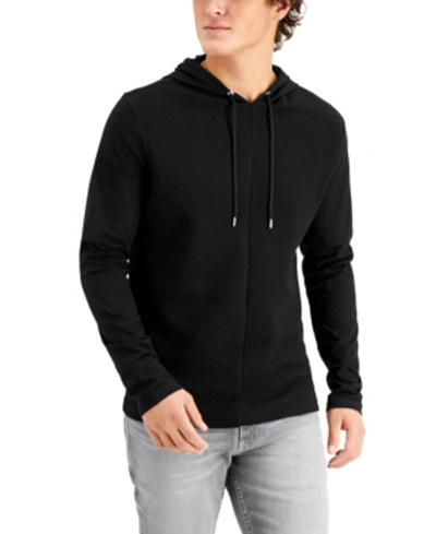Shop Inc International Concepts Men's Changed Hoodie, Created For Macy's In Black
