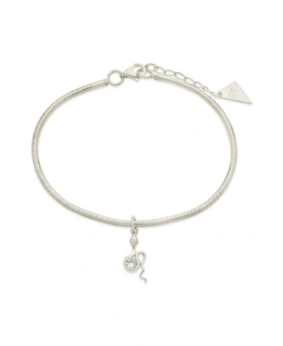Shop Sterling Forever Women's Lindie Bracelet In Silver-tone
