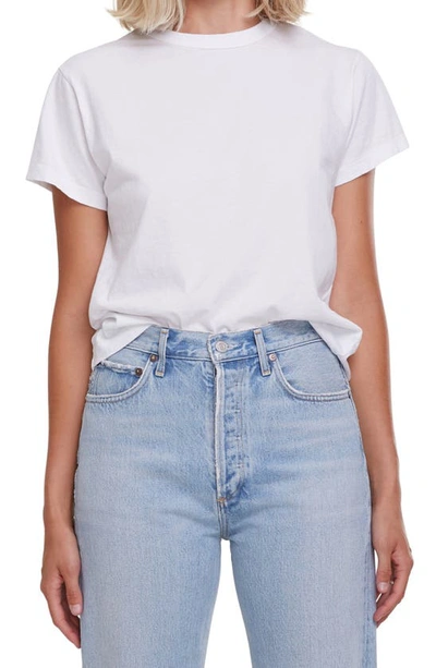 Shop Agolde Rena T-shirt In White