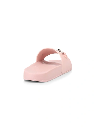 Shop Ferragamo Women's Groove 11 Horse Bit Slide Sandals In Pink