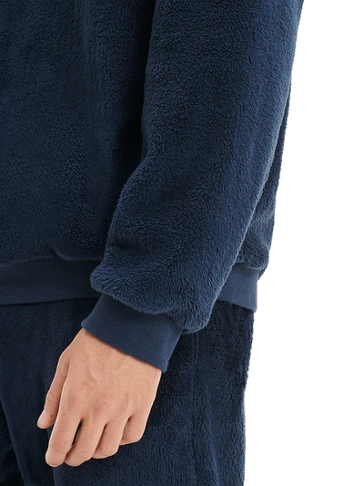 Shop Ugg Men's Coby Sherpa Sweatshirt In Cedar Bark