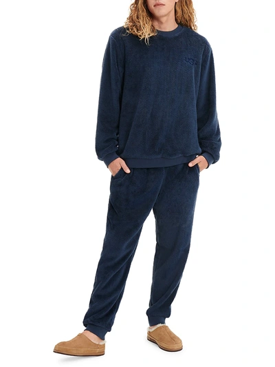 Shop Ugg Men's Coby Sherpa Sweatshirt In Cedar Bark
